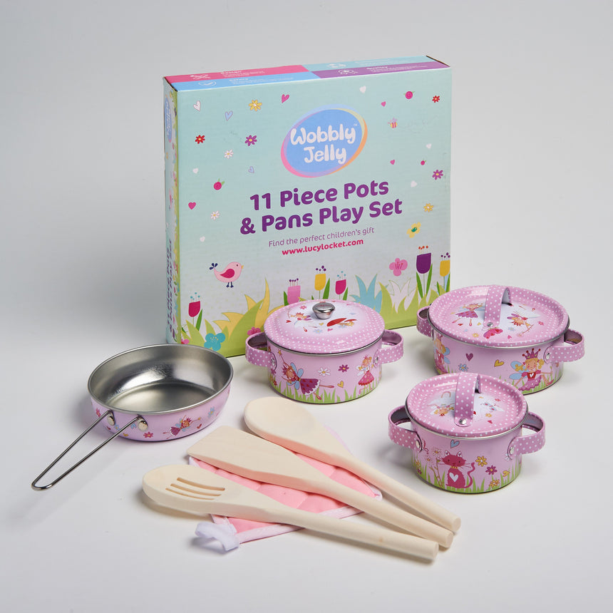 Fairy Tale' Pots and Pans Kitchen Set - With Box