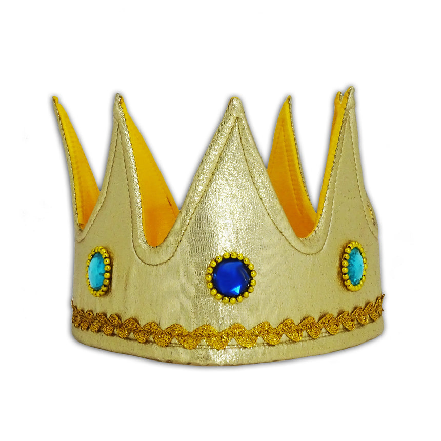 King Cape and Crown Fancy Dress Costume - Crown - Slim Toad