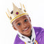 Slimy Toad - Luxury Purple King Costume for Kids - Crown