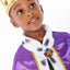 Slimy Toad - Luxury Purple King Costume for Kids - Jewels