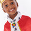 Slimy Toad - Luxury Red King Costume for Kids - Jewel Fastening