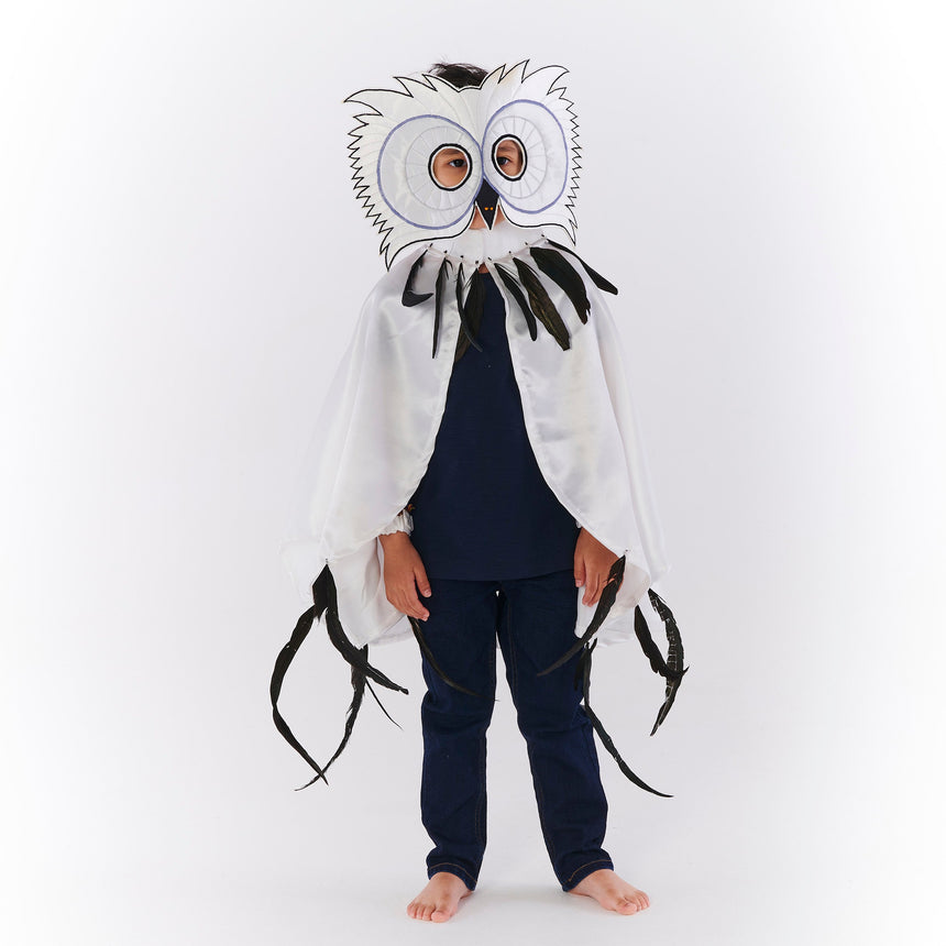 Slimy Toad - Luxury Snowy Owl Costume for Kids - Front