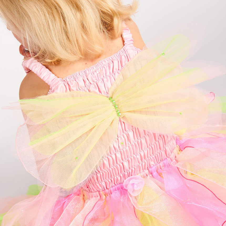 Lucy Locket - Apple Blossom Fairy Dress - wings