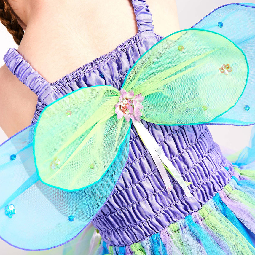 Lucy Locket - Violet Fairy Dress - Back