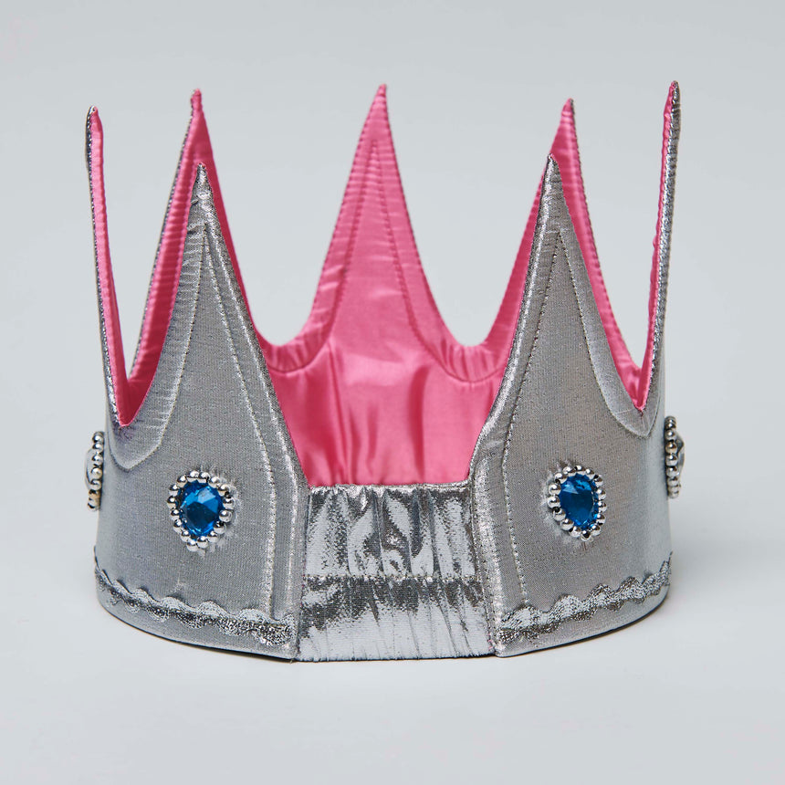 Sparkling Silver Queens Crown Costume