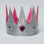 Sparkling Silver Queens Crown Costume