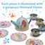 Wobbly Jelly' Mermaid Friends' Metal Tea Set and Carry Case - Theme Details