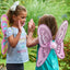 Pink Glitter Fairy Wings and Wand Fancy Dress Set - Child Playing Again
