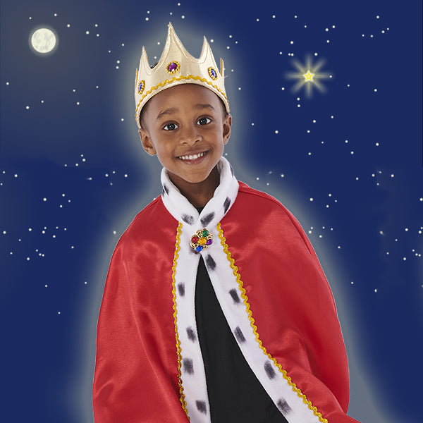 Slimy Toad - Luxury Red King Costume for Kids - Nativity